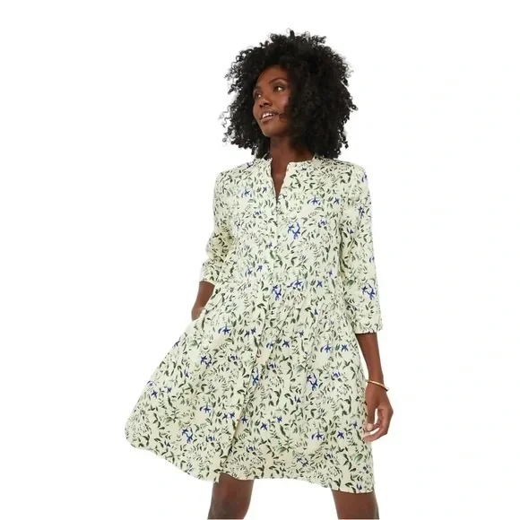 tuckernuck navy and cream cotton mitchell dress Navy and Cream Cotton Mitchell Dress - STACIE FLINNER